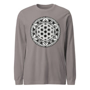 Flower of Life I Mandala Unisex Long Sleeve Tee - Martin K Designs