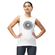 Flower of Life II Mandala 4 Unisex Muscle Shirt - Martin K Designs