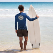 Flower Of Life II Mandala Men's Rash Guard - Martin K Designs