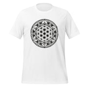 Flower of Life II Mandala Unisex Eco t-shirt - Martin K Designs