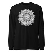 Flower of Life II Mandala Unisex Long Sleeve Tee - Martin K Designs