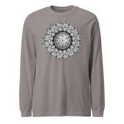 Flower of Life II Mandala Unisex Long Sleeve Tee - Martin K Designs