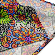 Flowers Over Dark Bandana - Martin K Designs