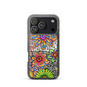 Flowers Over Dark Clear Case for iPhone® - Flowstate Apparel