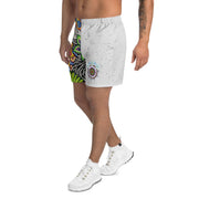 Flowers Over Dark Unisex Athletic Long Shorts - Martin K Designs