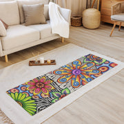 Flowers Over Dark Yoga mat - Martin K Designs