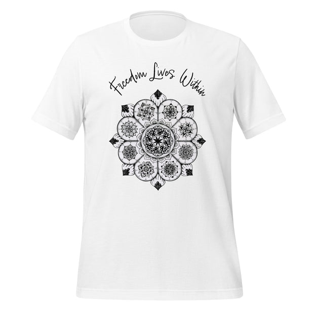 Freedom Lives Within Unisex Eco t-shirt - Martin K Designs