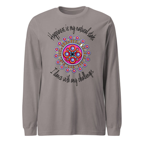 Happiness Is My Natural State Unisex Long Sleeve Tee - Martin K Designs