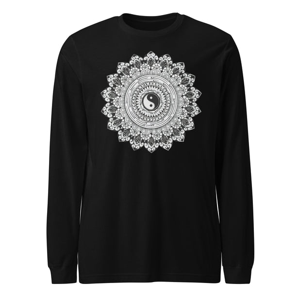 Infinite Wisdom Mandala Unisex Long Sleeve Tee - Martin K Designs