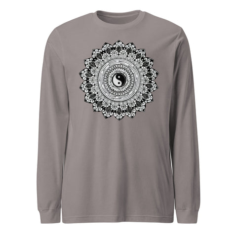 Infinite Wisdom Mandala Unisex Long Sleeve Tee - Martin K Designs