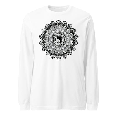 Infinite Wisdom Mandala Unisex Long Sleeve Tee - Martin K Designs