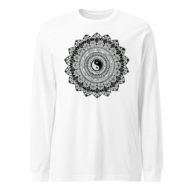Infinite Wisdom Mandala Unisex Long Sleeve Tee - Martin K Designs