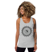 Infinite Wisdom Mandala Unisex Tank Top - Martin K Designs