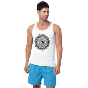 Infinite Wisdom Mandala Unisex Tank Top - Martin K Designs