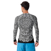 Interconnection Mandala Men's Rash Guard - Martin K Designs