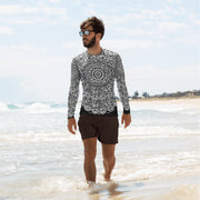 Interconnection Mandala Men's Rash Guard - Martin K Designs