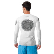 Interconnection Mandala Men's Rash Guard - Martin K Designs
