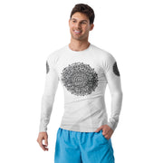 Interconnection Mandala Men's Rash Guard - Martin K Designs