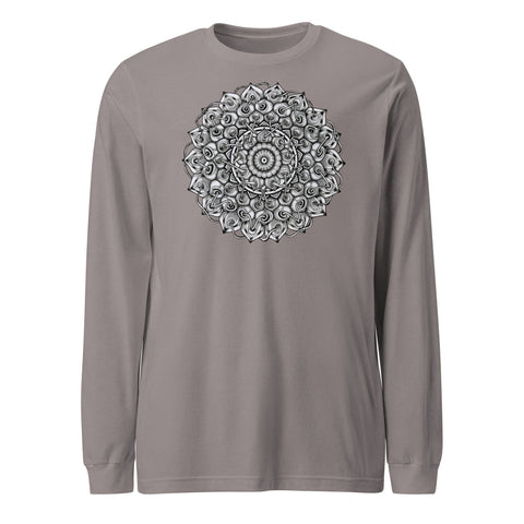 Interconnection Mandala Unisex Long Sleeve Tee - Martin K Designs