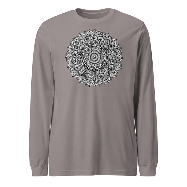 Interconnection Mandala Unisex Long Sleeve Tee - Martin K Designs