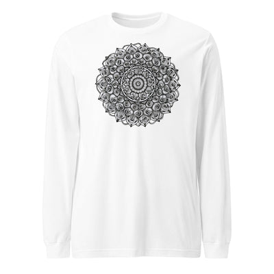 Interconnection Mandala Unisex Long Sleeve Tee - Martin K Designs