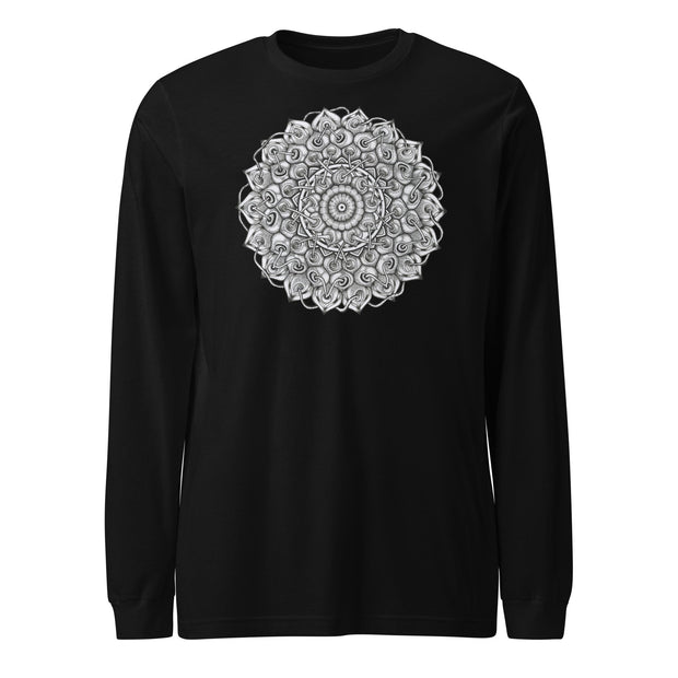 Interconnection Mandala Unisex Long Sleeve Tee - Martin K Designs