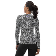 Interconnection Mandala Women's Rash Guard - Flowstate Apparel