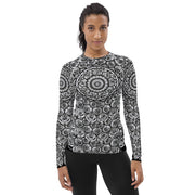 Interconnection Mandala Women's Rash Guard - Flowstate Apparel