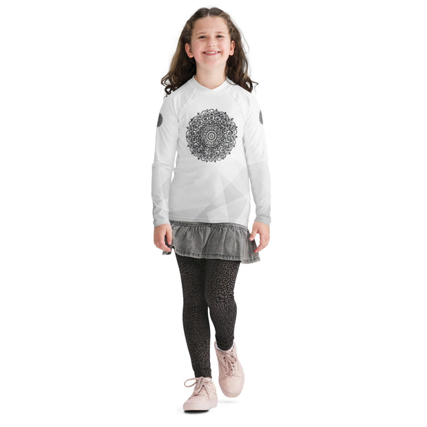 Interconnection Mandala Youth Rash Guard - Martin K Designs