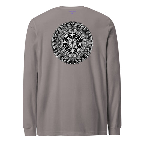 Komo Mandala Back Only Unisex Long Sleeve Tee - Martin K Designs