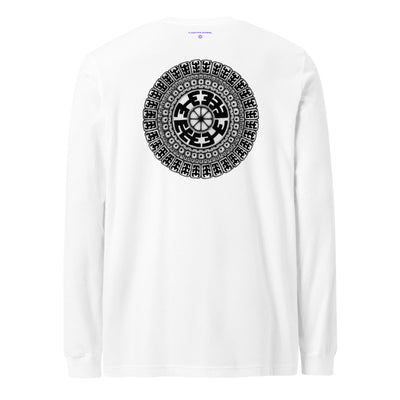 Komo Mandala Back Only Unisex Long Sleeve Tee - Martin K Designs
