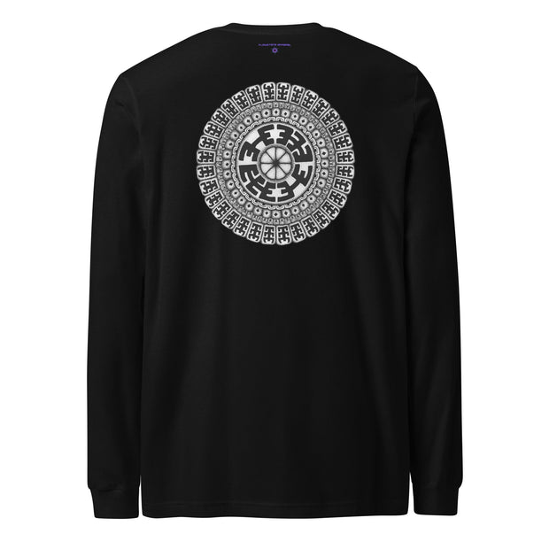 Komo Mandala Back Only Unisex Long Sleeve Tee - Martin K Designs