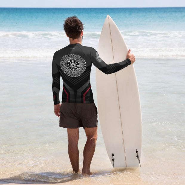 Komo Mandala Men's Rash Guard - Martin K Designs