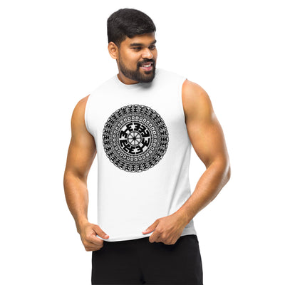 Komo Mandala Unisex Muscle Shirt - Martin K Designs
