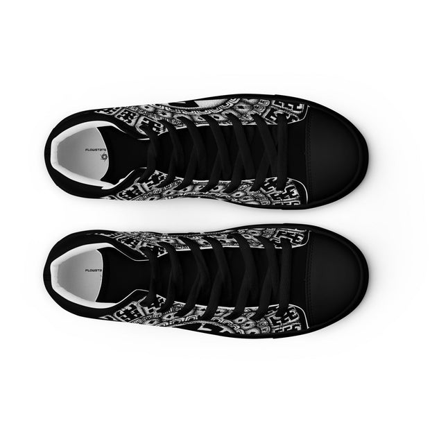 Komo Mandala Women’s high top canvas shoes - Martin K Designs