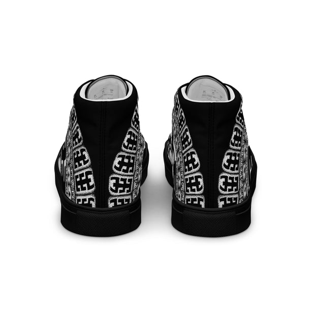Komo Mandala Women’s high top canvas shoes - Martin K Designs