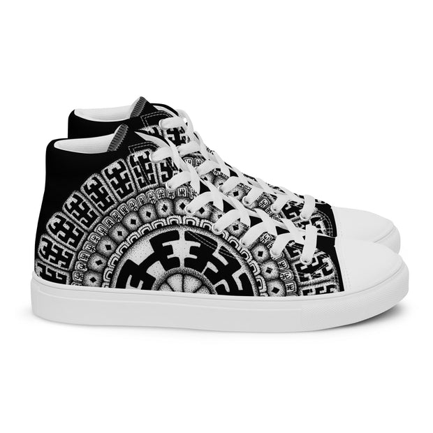 Komo Mandala Women’s high top canvas shoes - Martin K Designs