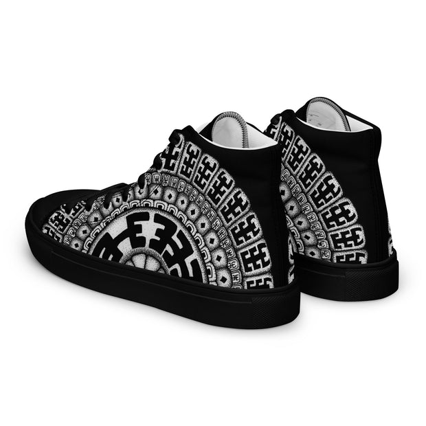 Komo Mandala Women’s high top canvas shoes - Martin K Designs