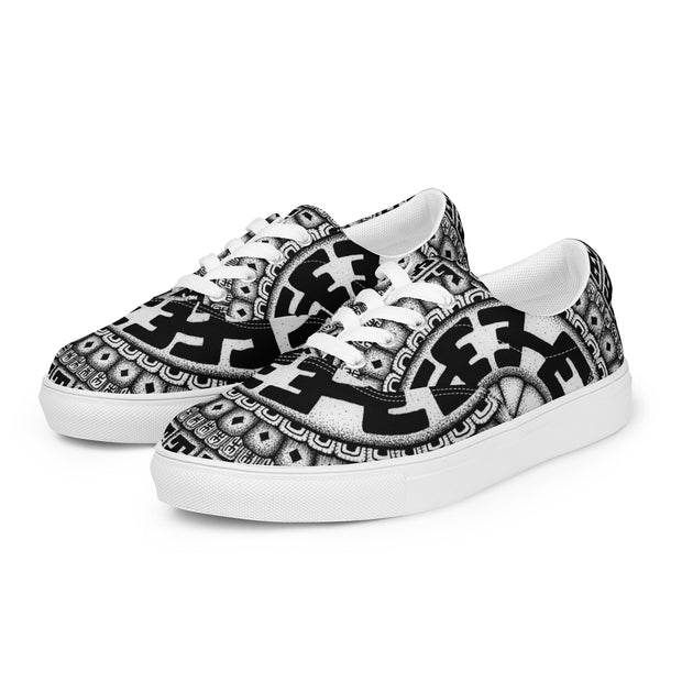 Komo Mandala Women’s lace - up canvas shoes - Martin K Designs