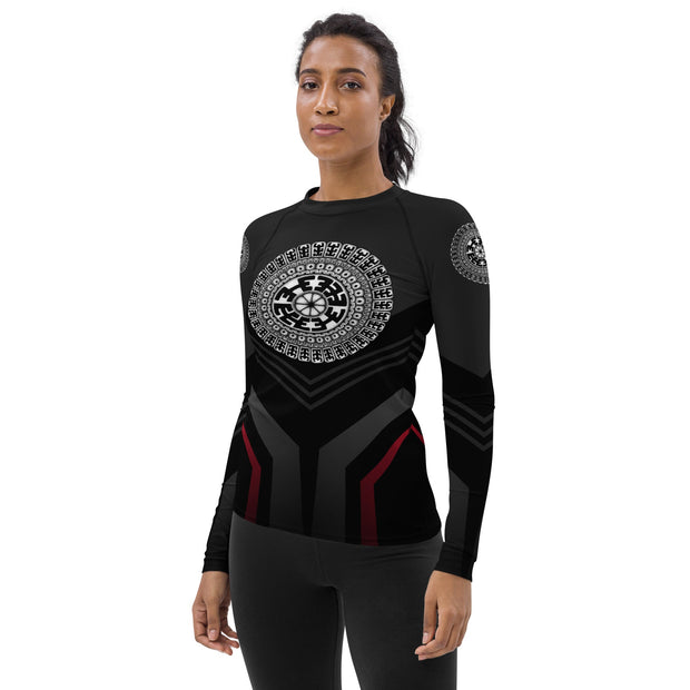 Komo Mandala Women's Rash Guard - Martin K Designs