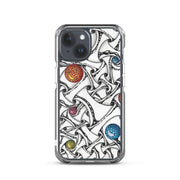 Layered I Clear Case for iPhone® - Martin K Designs