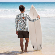 Layered Men's Rash Guard - Flowstate Apparel