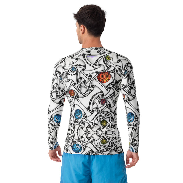Layered Men's Rash Guard - Flowstate Apparel