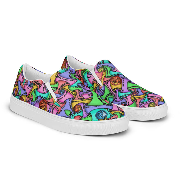 Layered women’s slip - on canvas shoes - Flowstate Apparel