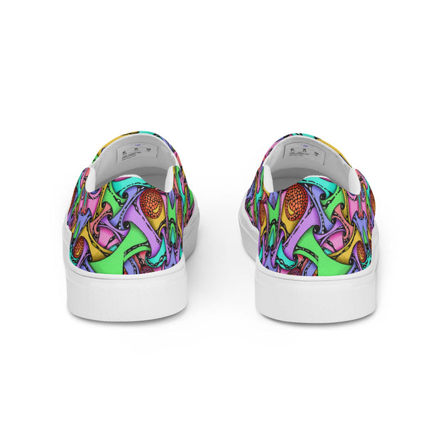 Layered women’s slip - on canvas shoes - Flowstate Apparel