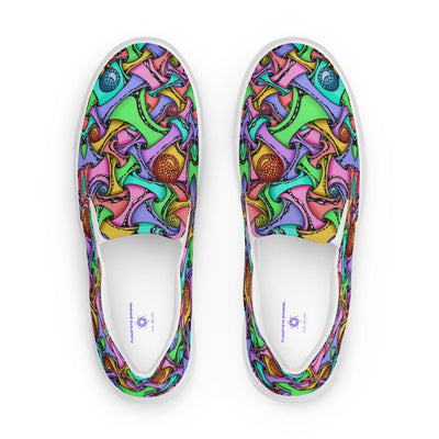 Layered women’s slip - on canvas shoes - Flowstate Apparel