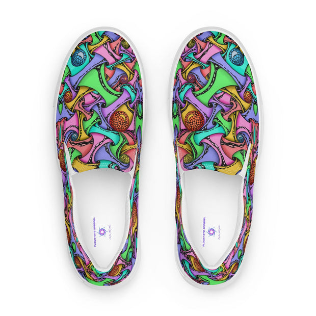 Layered women’s slip - on canvas shoes - Flowstate Apparel