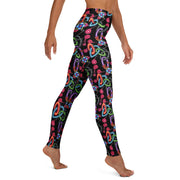 Life From Death High Rise Yoga Leggings with Inside Pocket - Martin K Designs