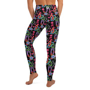 Life From Death High Rise Yoga Leggings with Inside Pocket - Martin K Designs