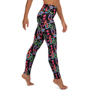 Life From Death High Rise Yoga Leggings with Inside Pocket - Martin K Designs
